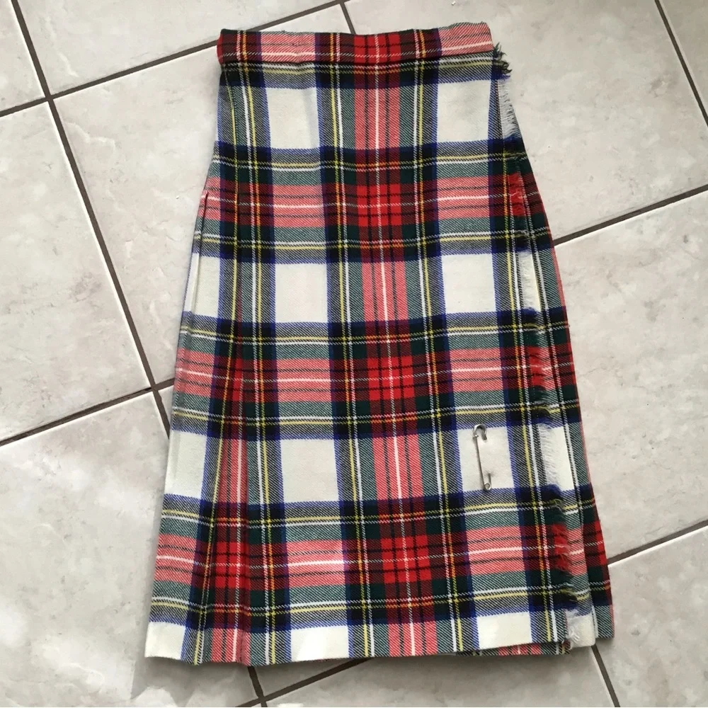 Vintage Wool Kilt 1980s - Picture 1 of 6